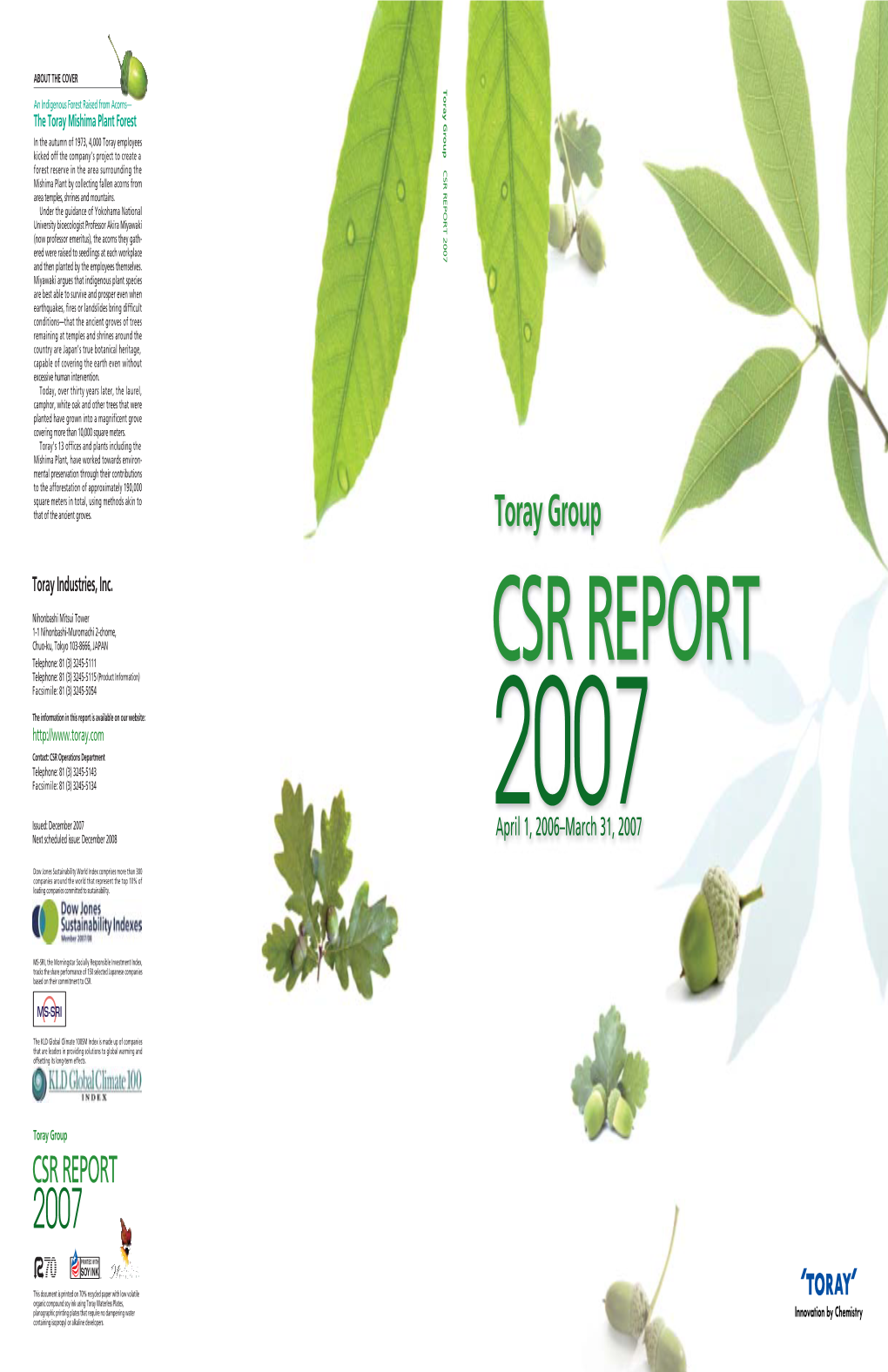 CSR Report 2007 (Full Download)