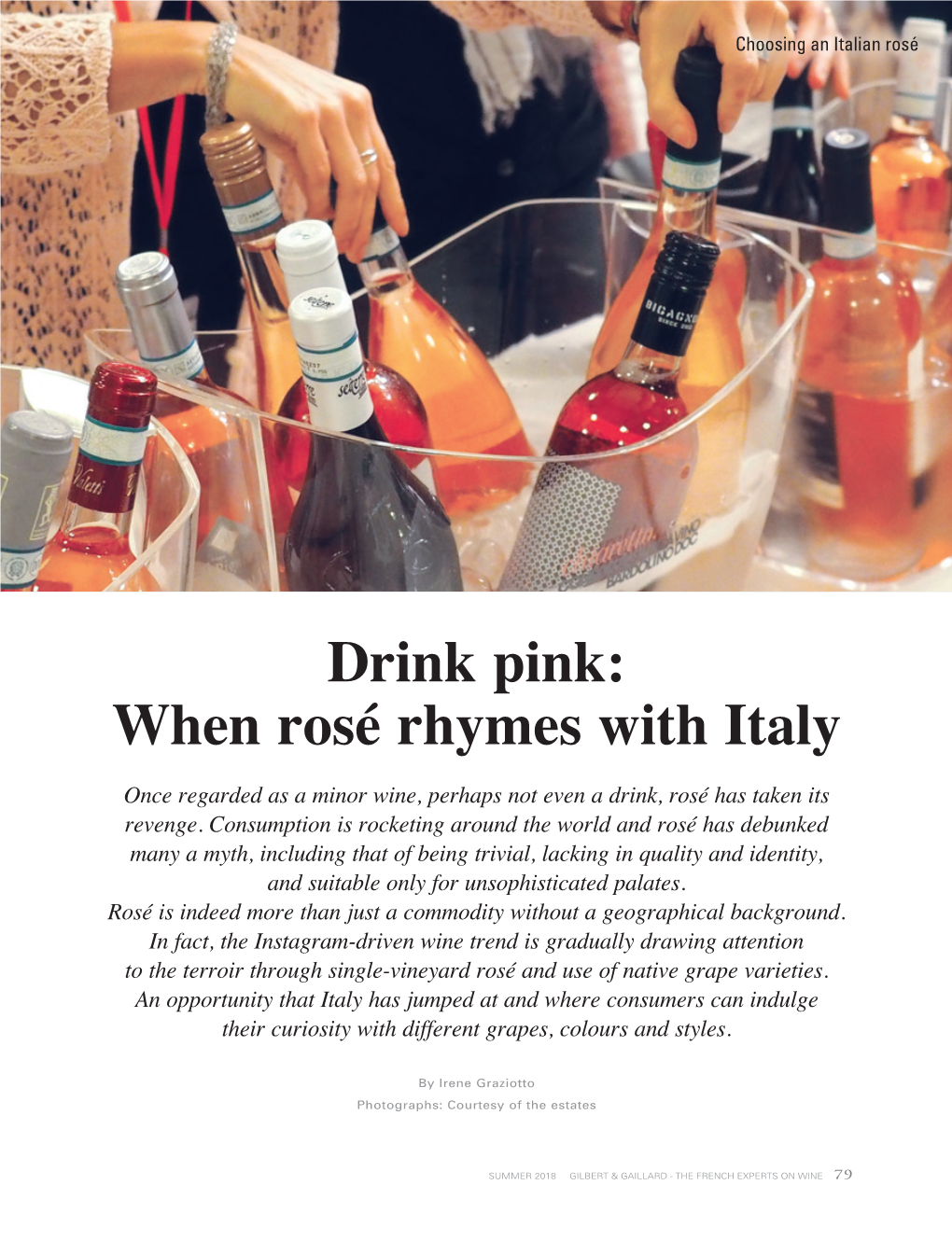 When Rosé Rhymes with Italy