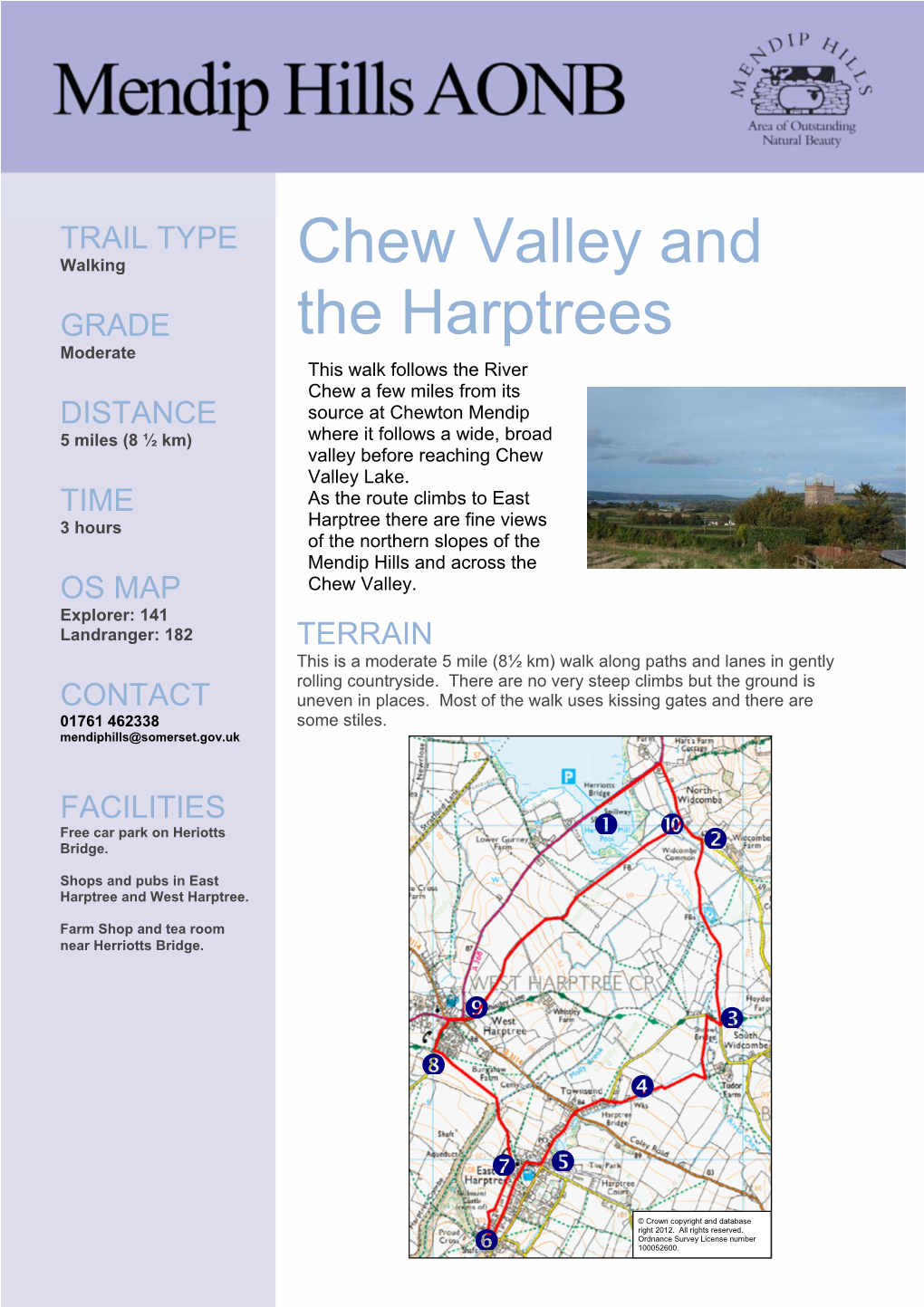 Chew Valley and the Harptrees