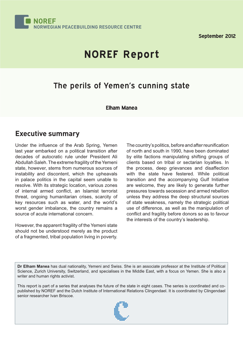 NOREF Report