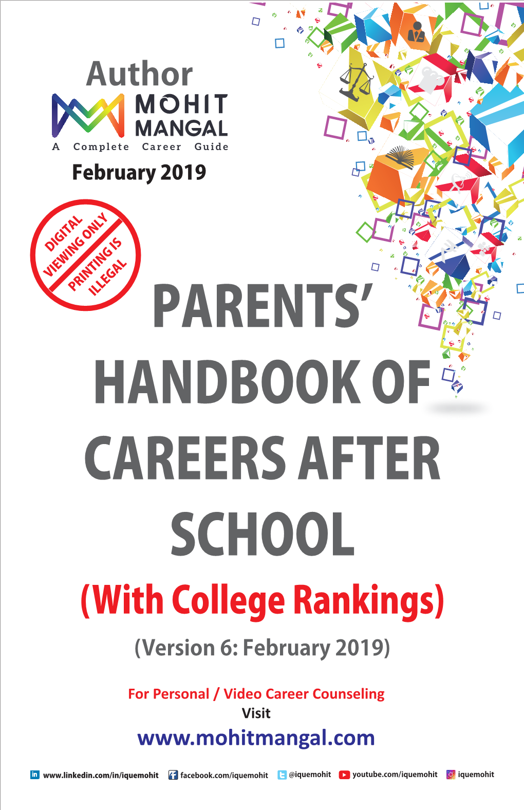 Parents' Handbook of Careers After School 2019