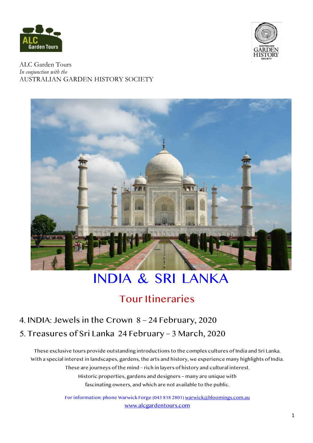 India & Sri Lanka