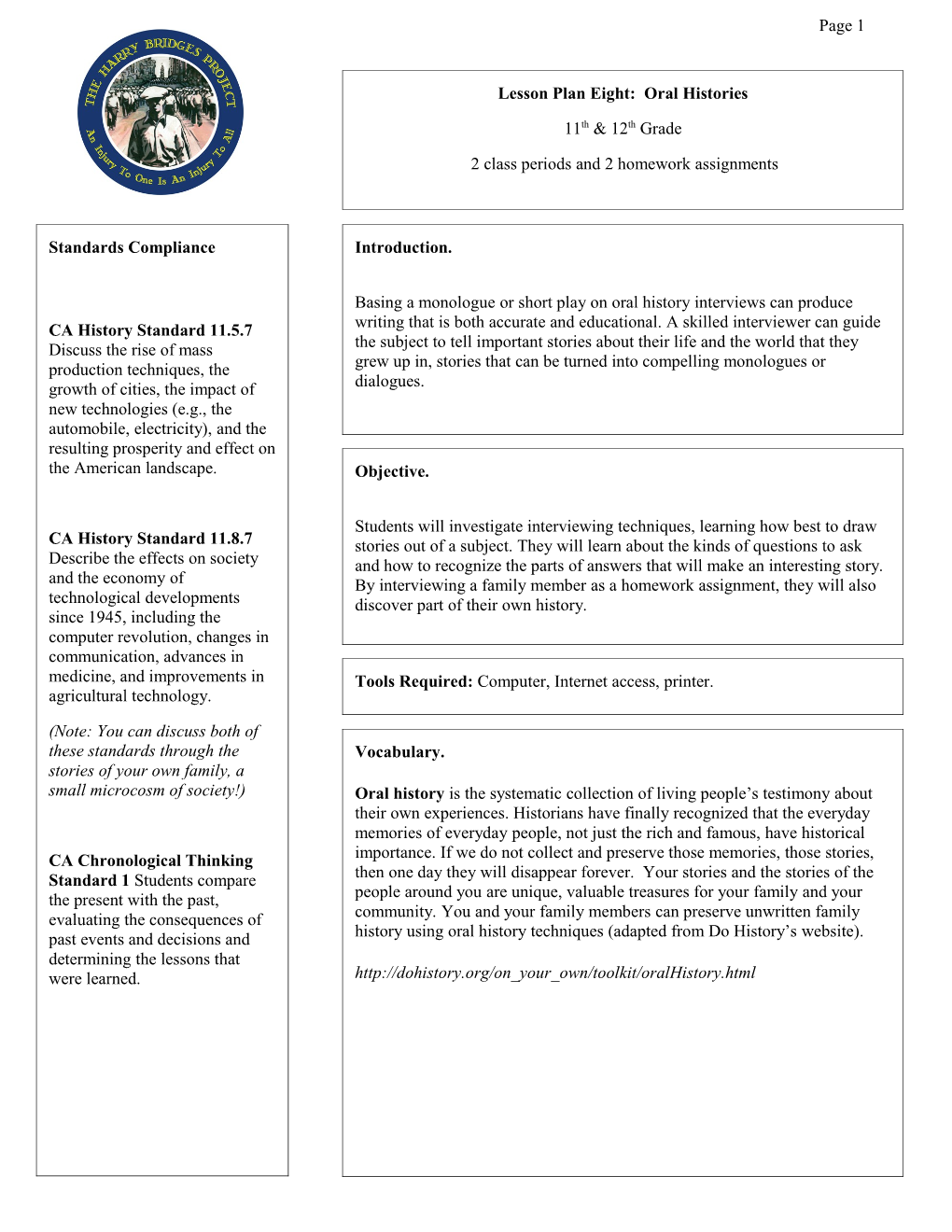 Student Worksheet