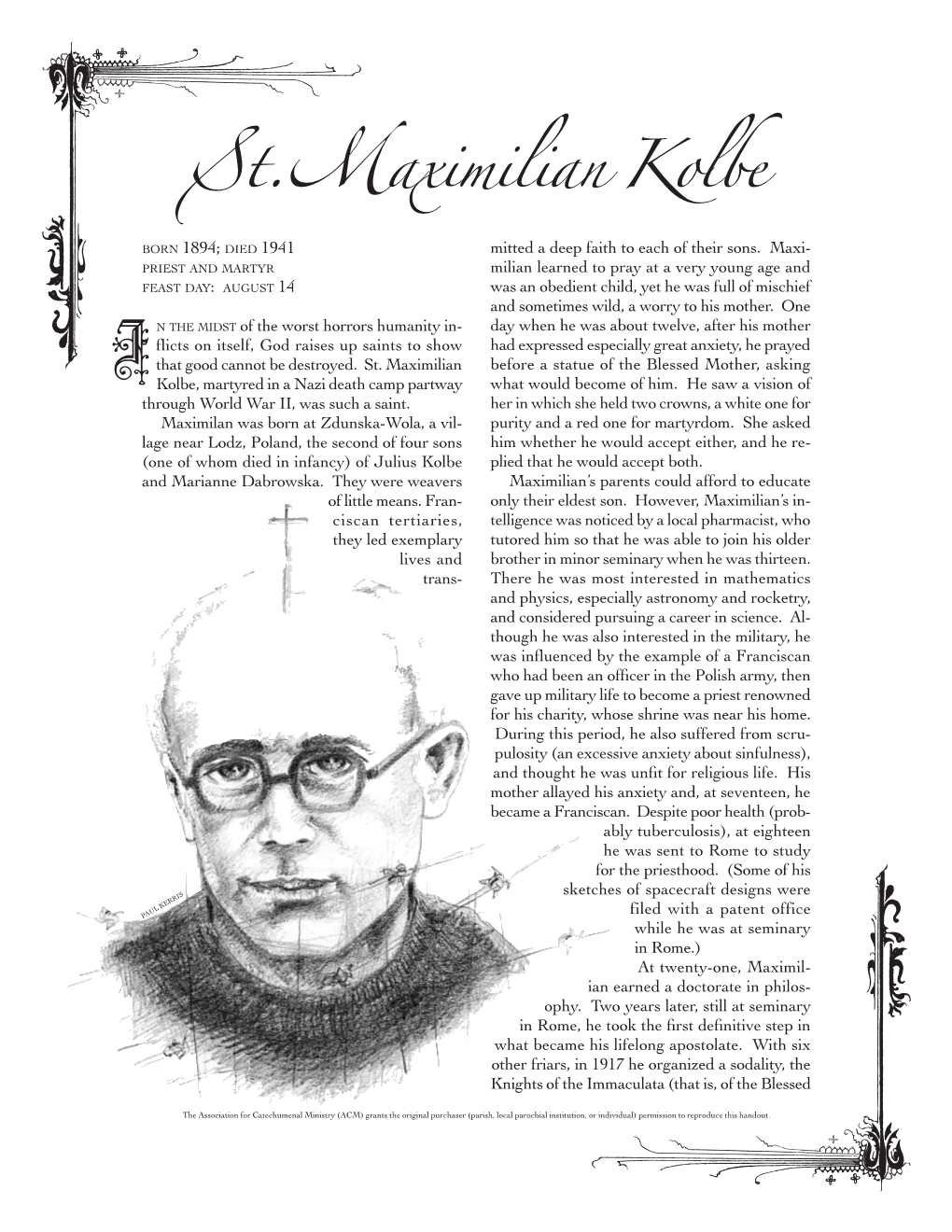 St. Maximilian Kolbe.Pdf
