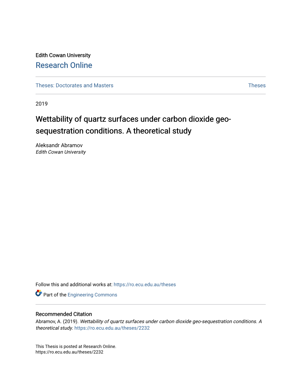 Wettability of Quartz Surfaces Under Carbon Dioxide Geo-Sequestration Conditions