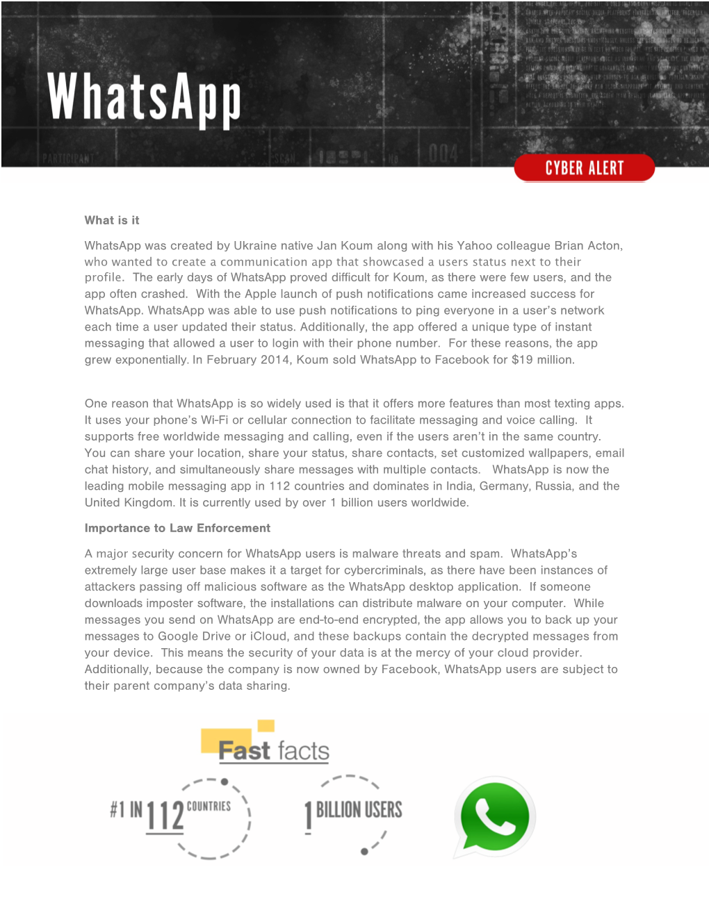 What Is It Whatsapp Was Created by Ukraine Native Jan Koum Along