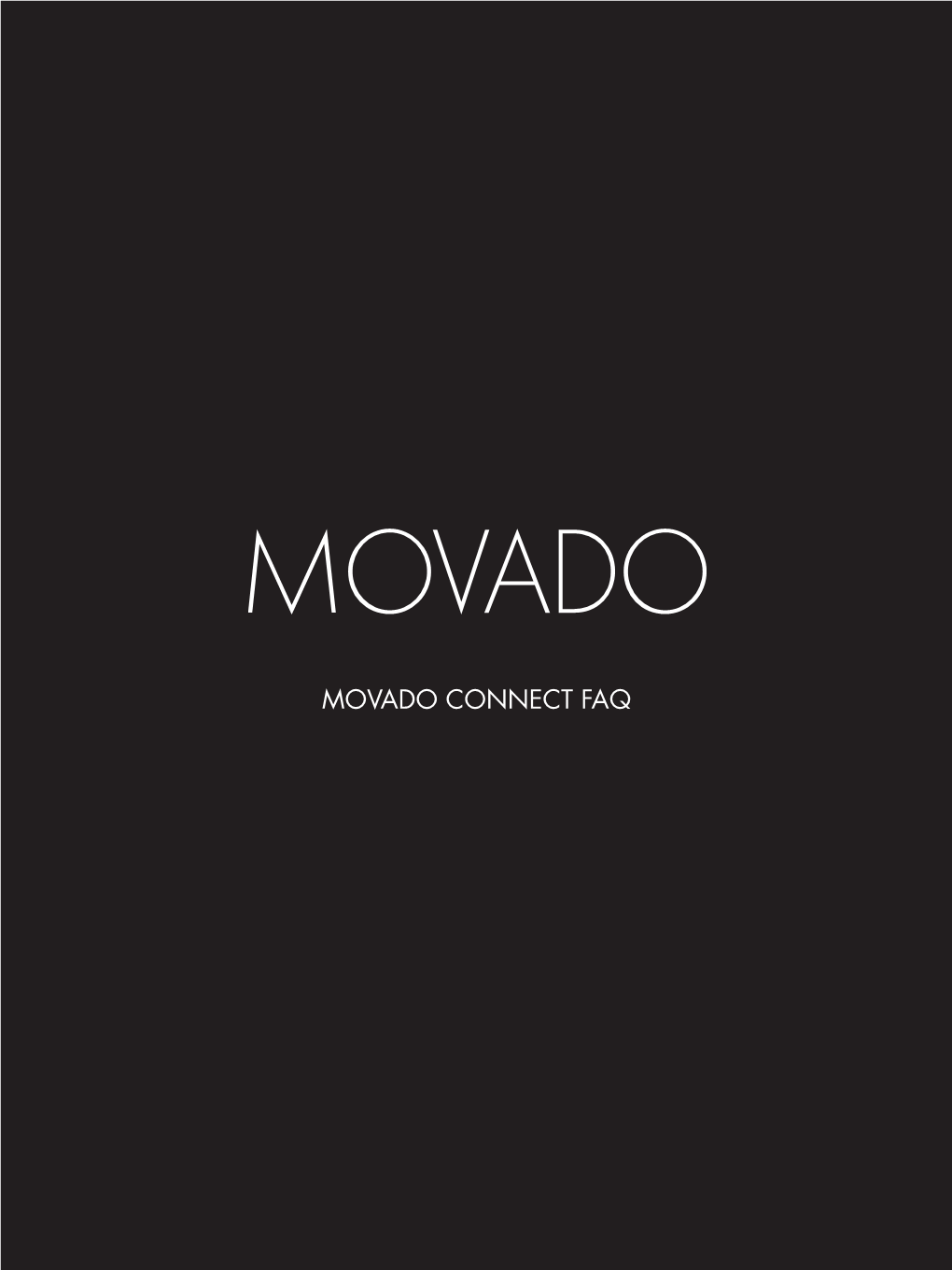 Movado Connect Faq General Set up & App