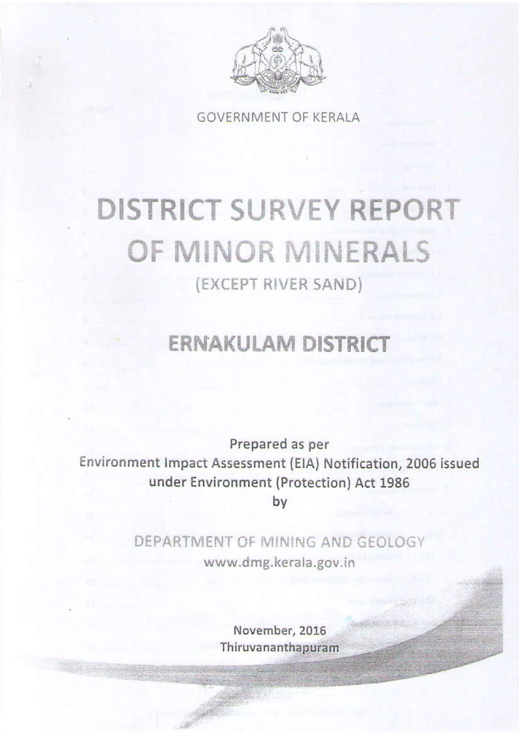 Annexure-District Survey Report