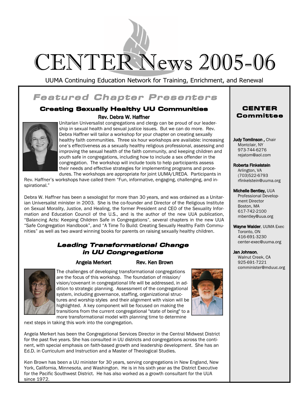 CENTER News 2005-6.Pub