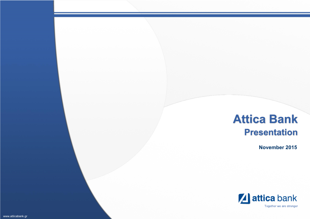 DRAFT Attica Bank Presentation