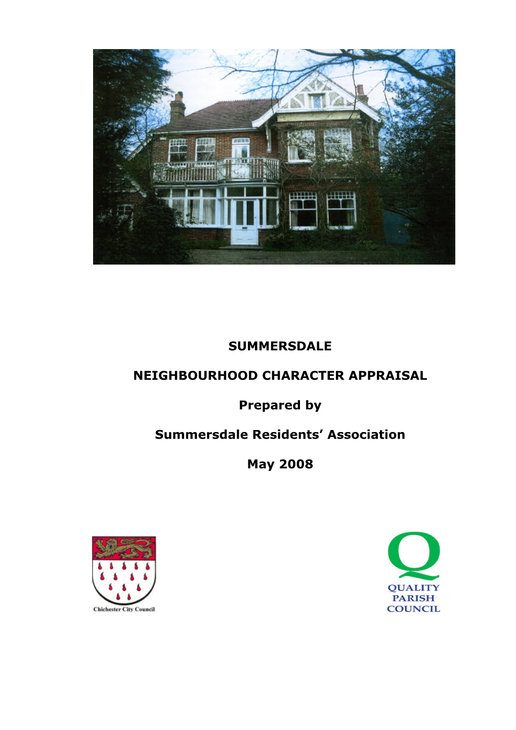 Summersdale Neighbourhood Character Appraisal Final Document F