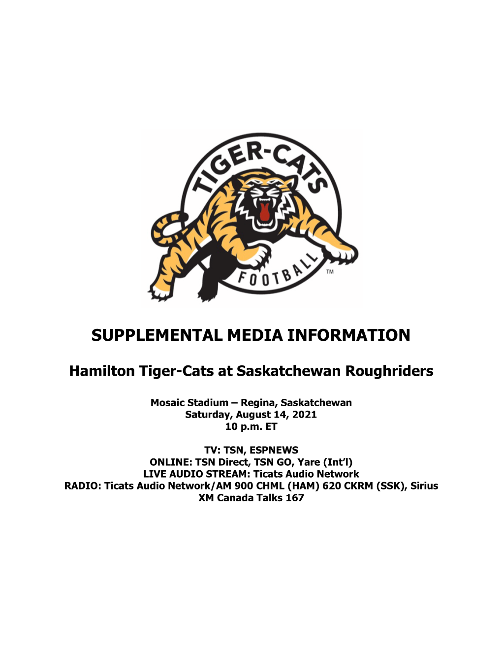 Supplemental Media Information