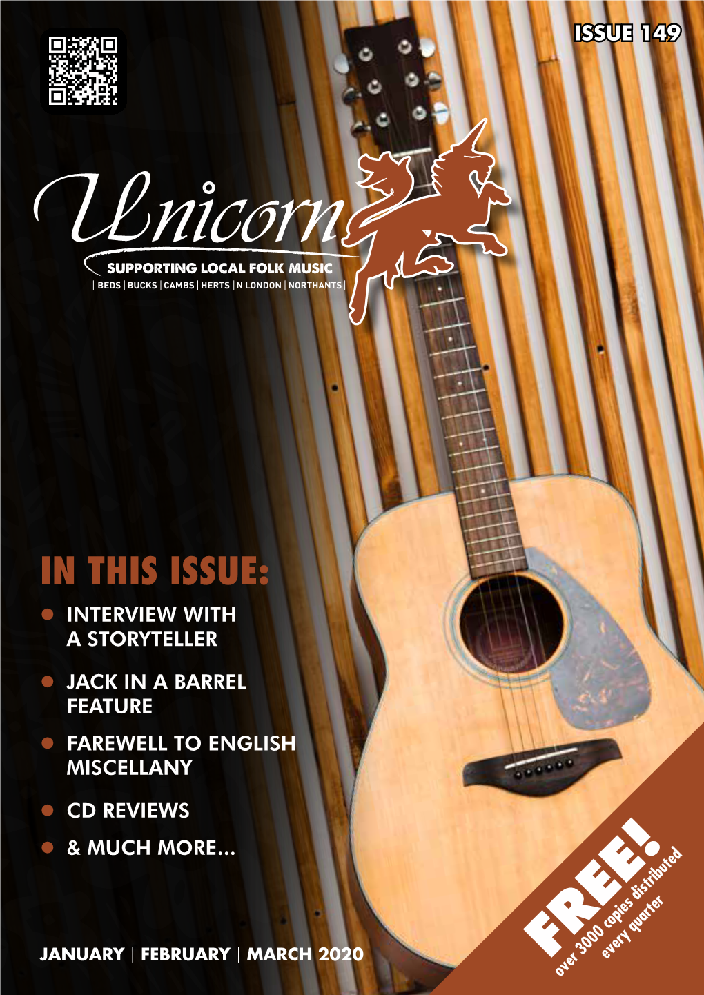 IN THIS ISSUE: L INTERVIEW with a STORYTELLER L JACK in a BARREL FEATURE L FAREWELL to ENGLISH MISCELLANY L CD REVIEWS L & MUCH MORE