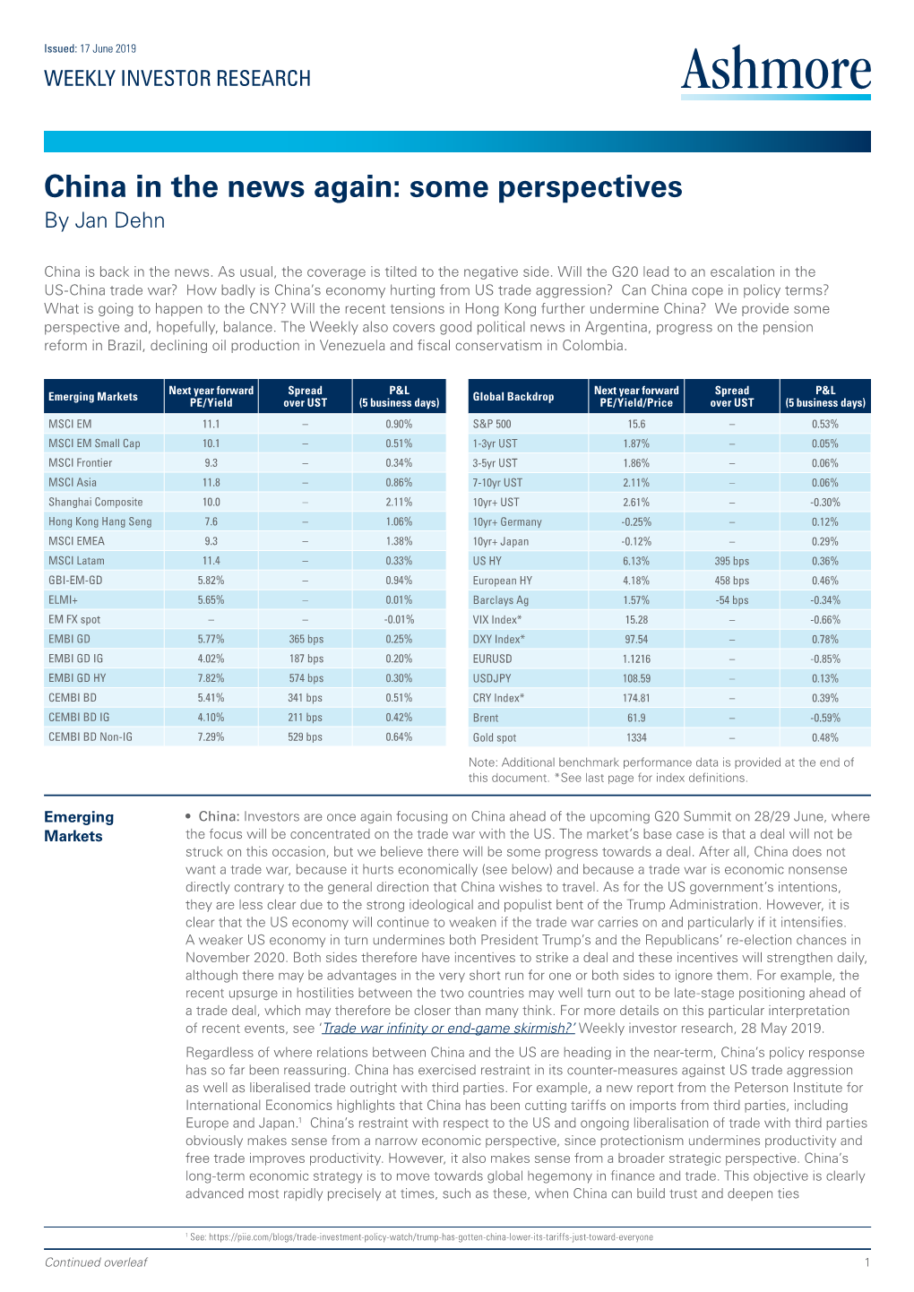 China in the News Again: Some Perspectives by Jan Dehn