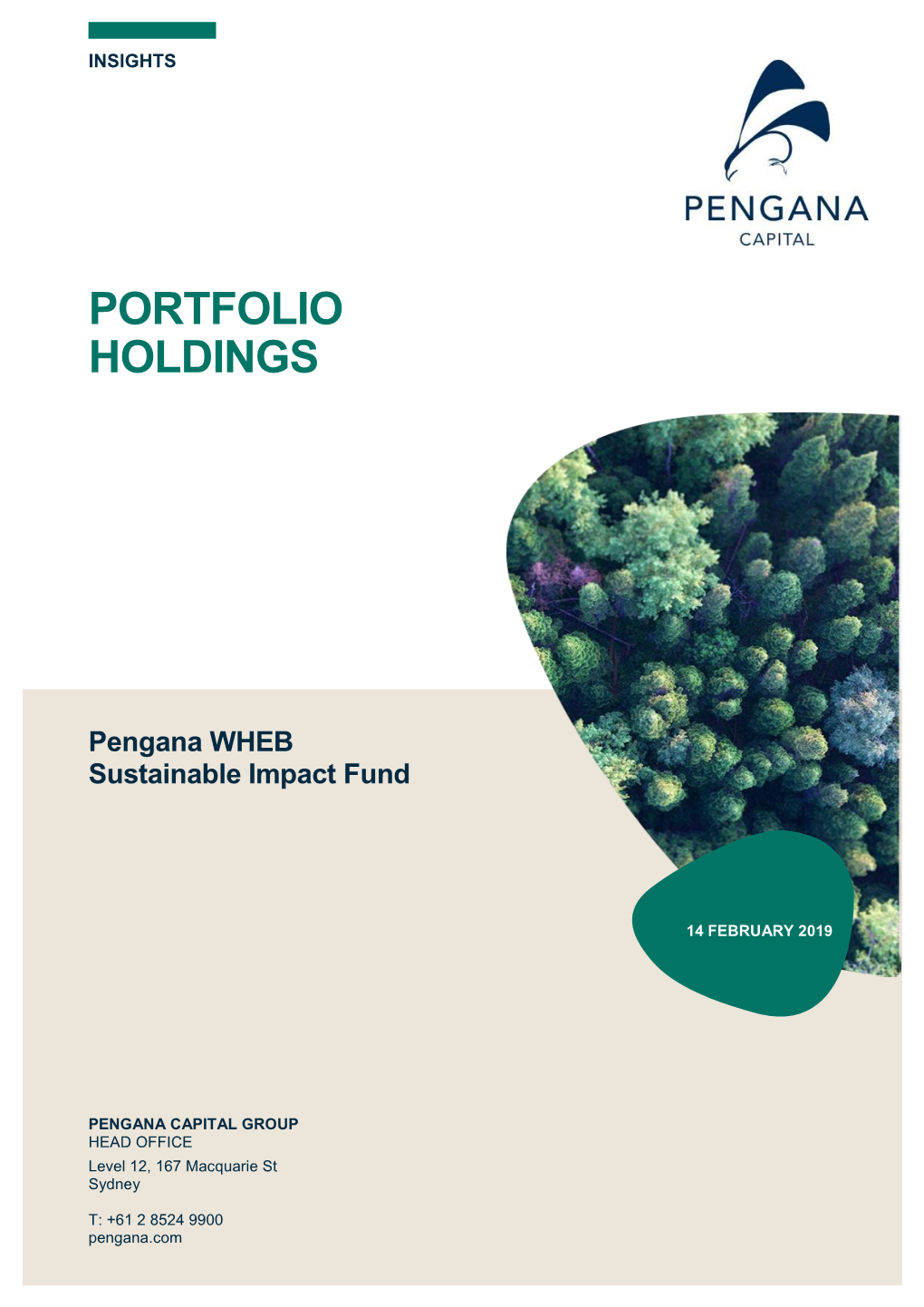 Portfolio Holdings