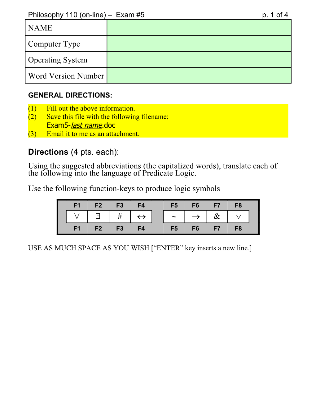 Special Symbols and Formatting Commands s2