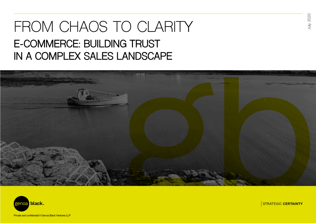 E-Commerce: Building Trust in a Complex Sales Landscape