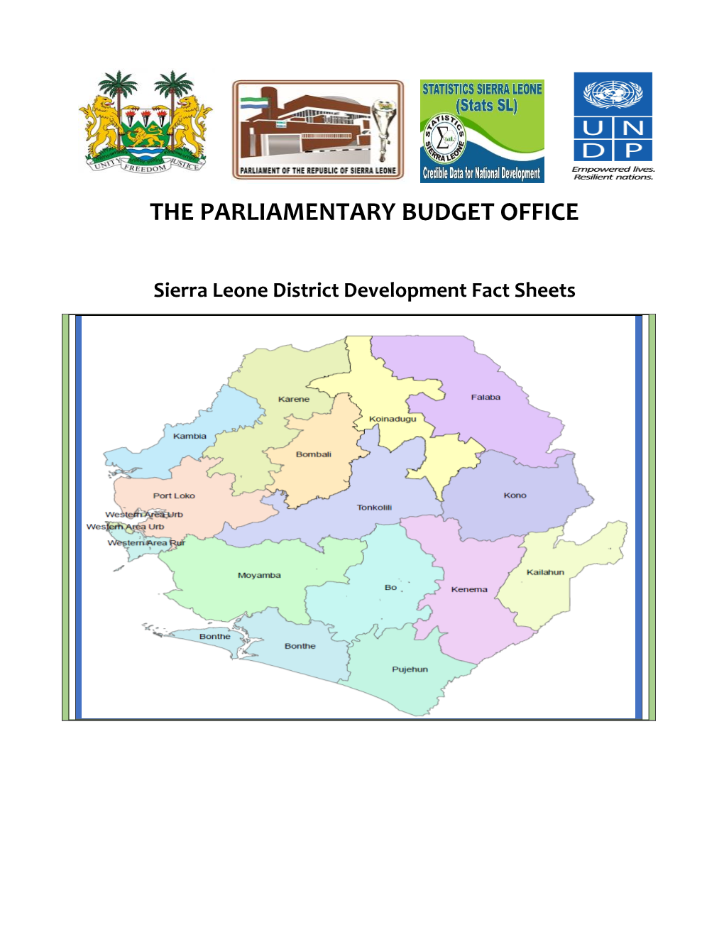 Sierra Leone District Development Fact Sheets