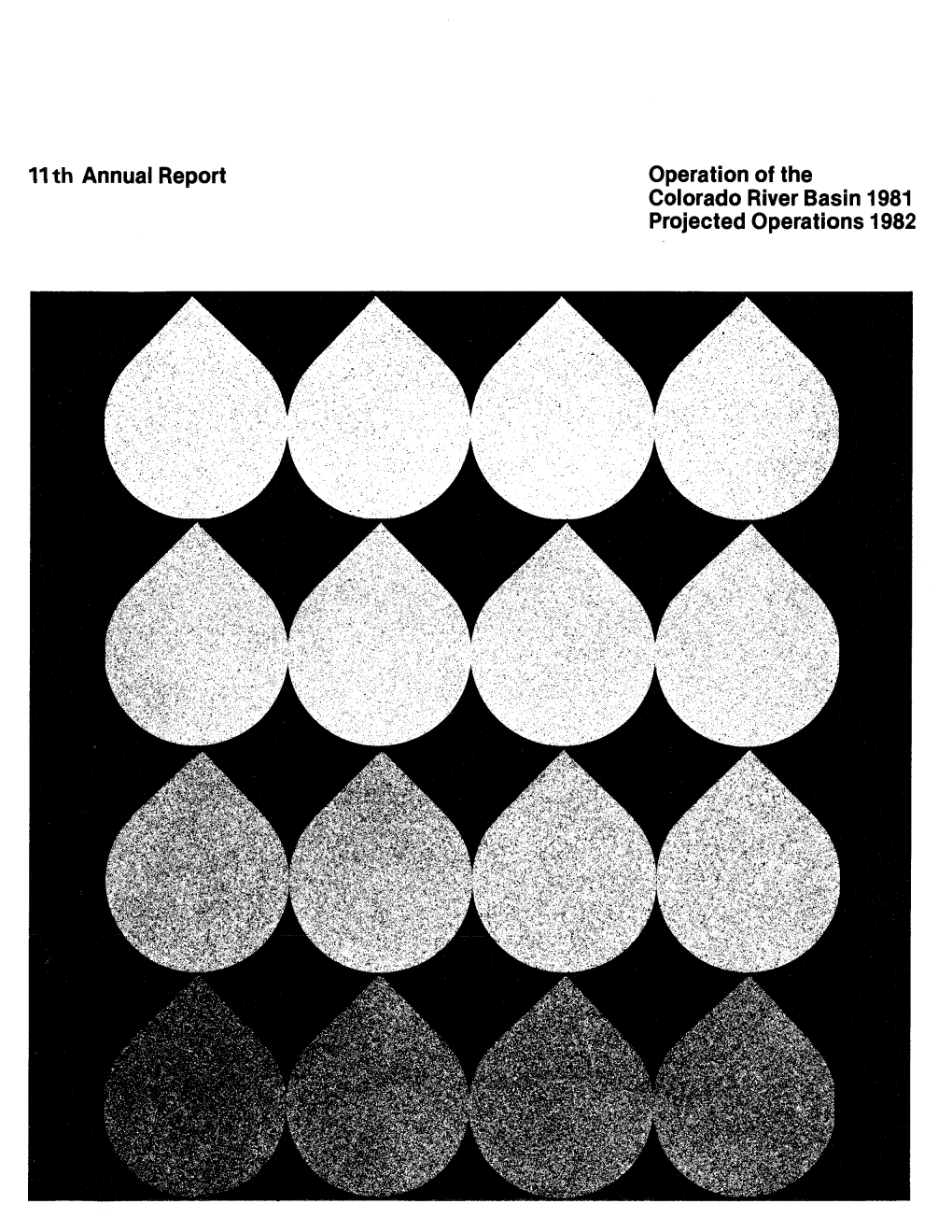 1981 Projected Operations 1982 Colorado River Basin