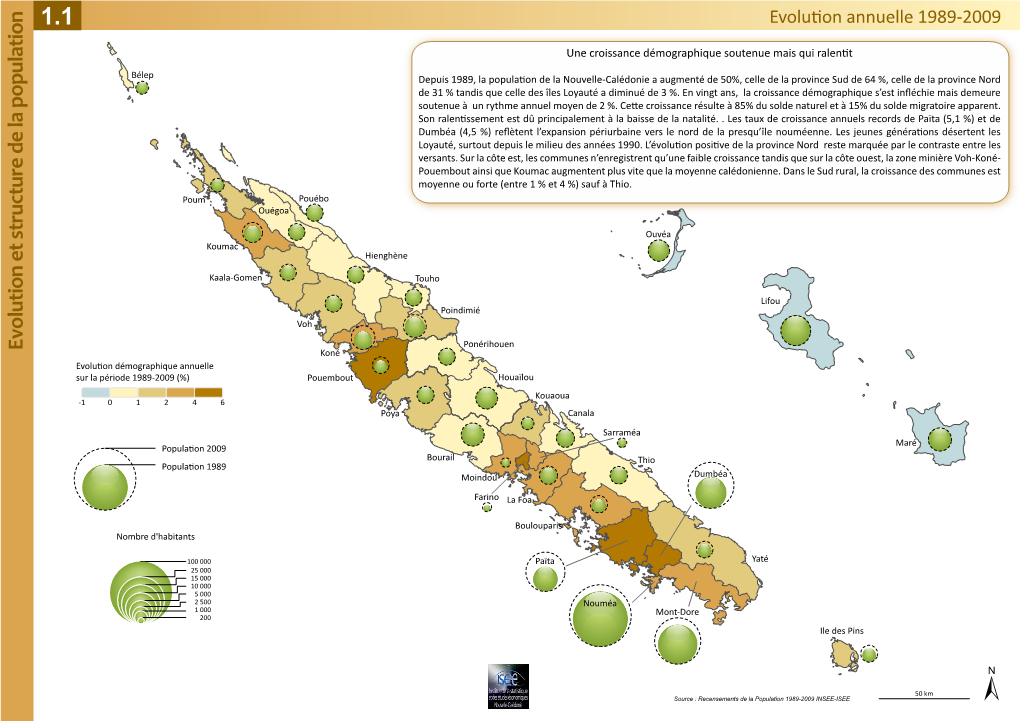 ATLAS Démographique De La Nouvelle-Calédonie