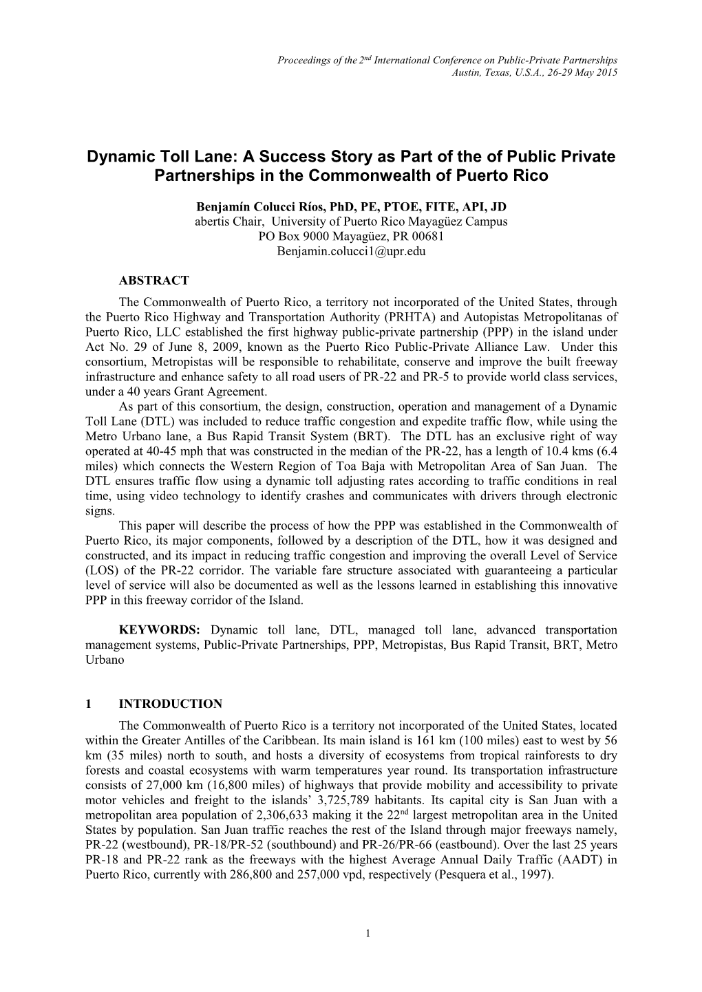 Conference Full Paper Template