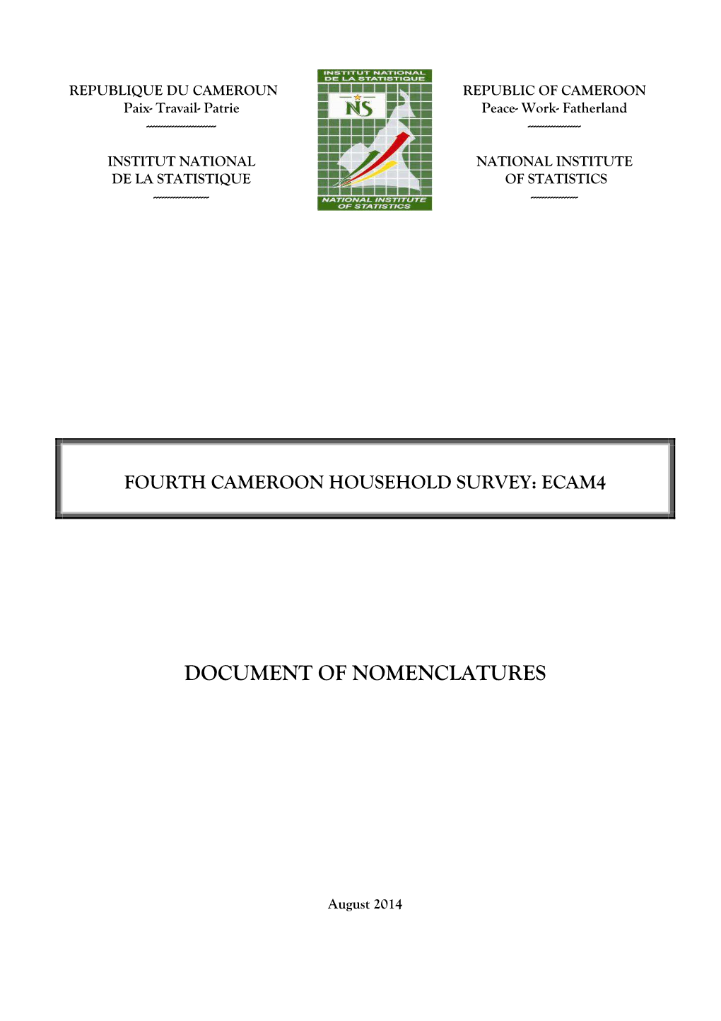 Nomenclature ECAM4 16 08 2014 VA