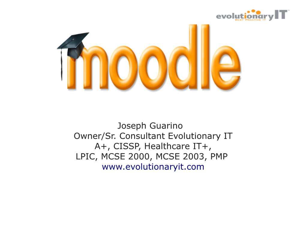 Moodle Learning with the Power of Open Source