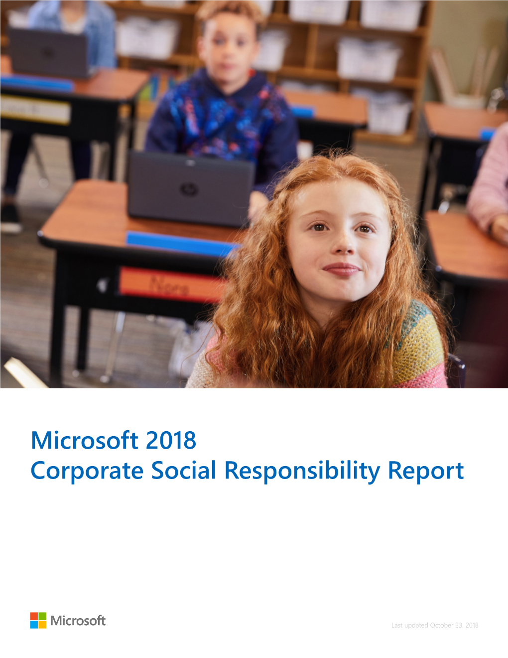 Microsoft 2018 Corporate Social Responsibility Report