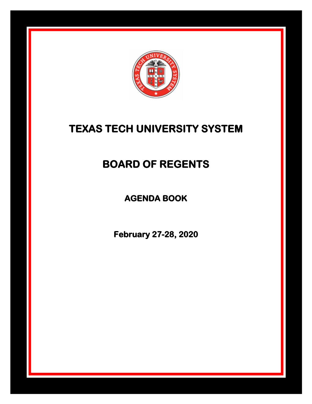 Texas Tech University System Board of Regents