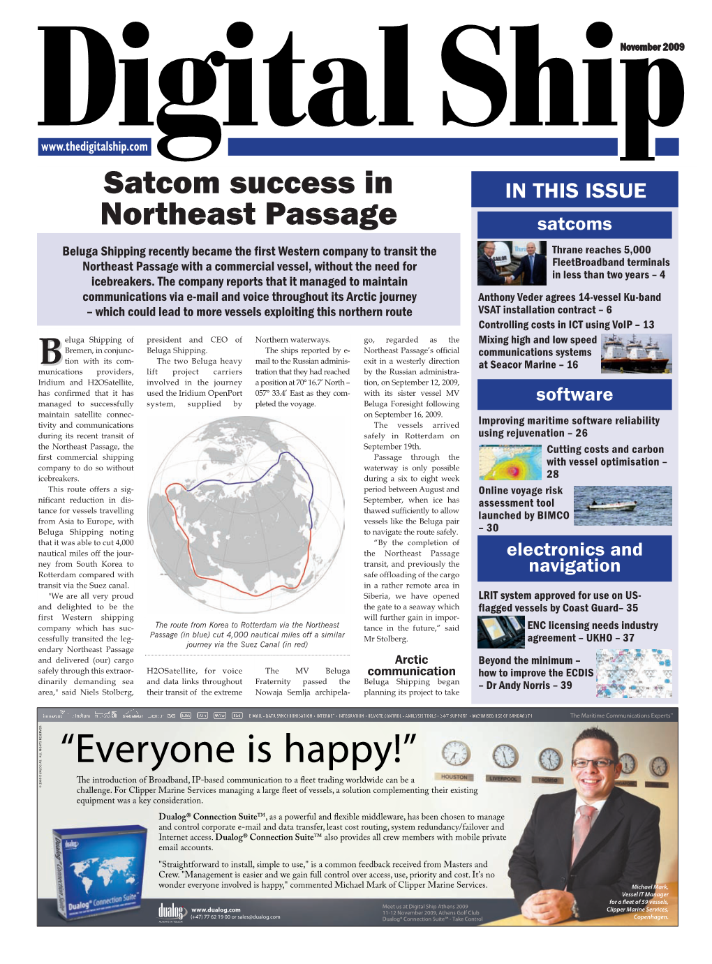 Satcom Success in Northeast Passage
