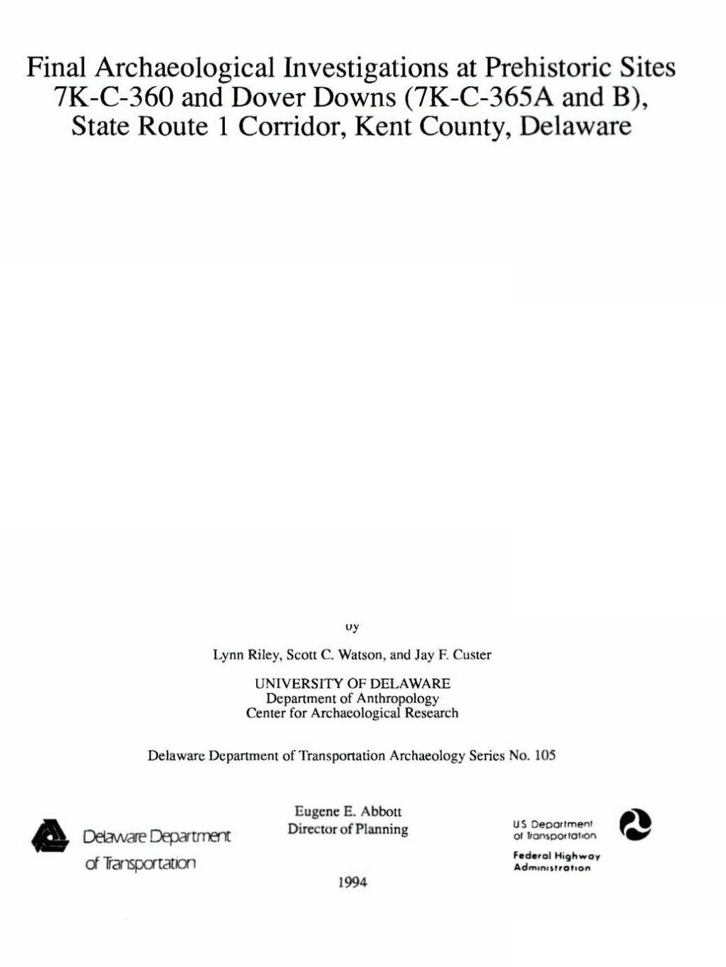 Report Cover