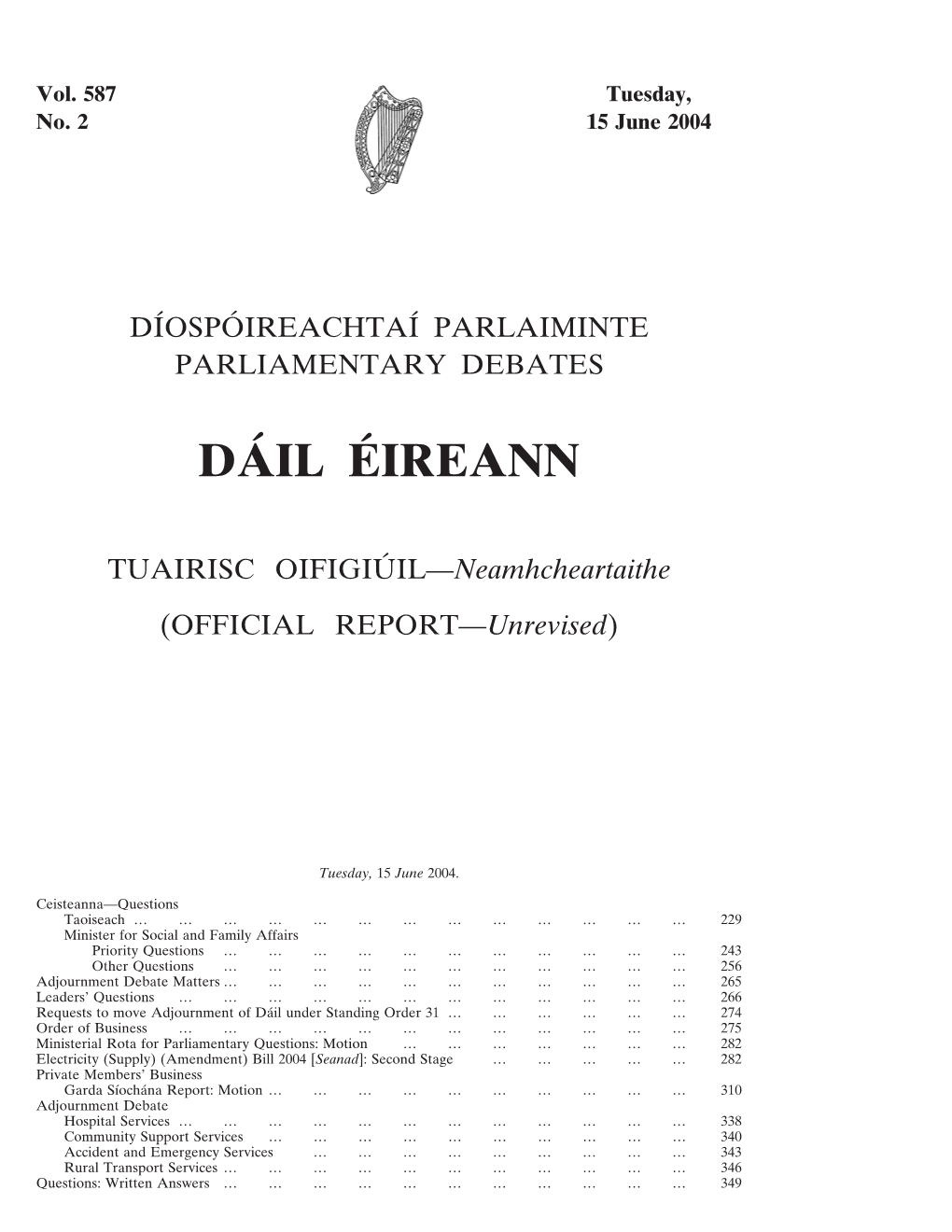 Da´Il E´Ireann