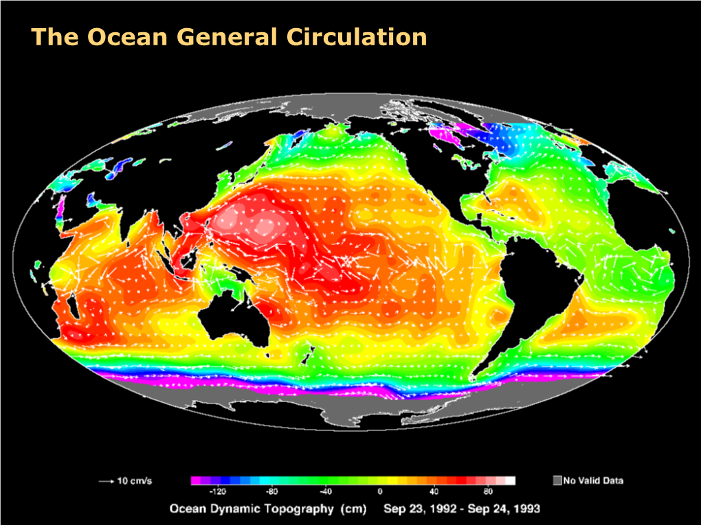 The Ocean General Circulation Mean Circulation in Gulf Stream the Ocean Mean Circulation in Gulf Stream the Ocean