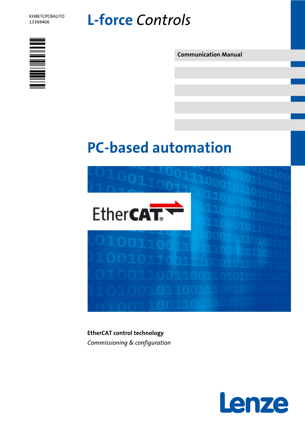 Communication Manual Ethercat__PC-Based Automation