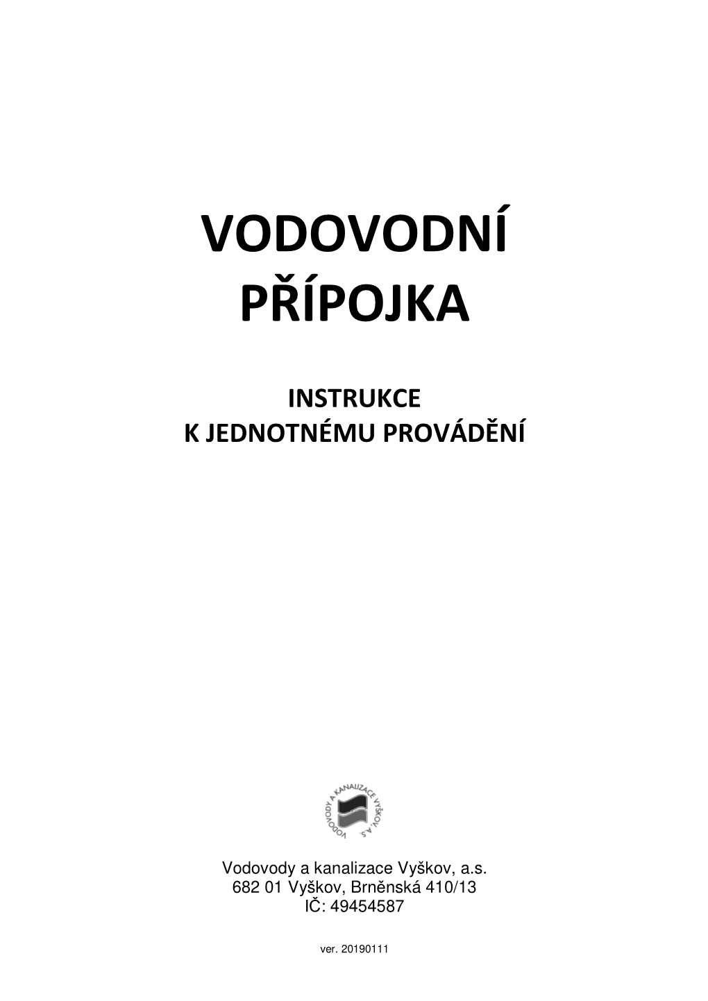 Vodovodní Přípojka