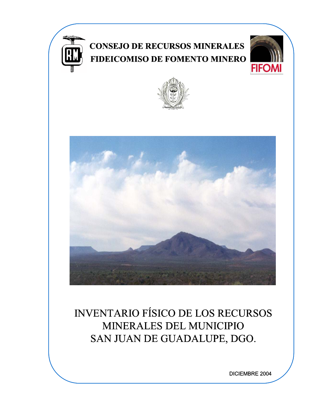 Consejo De Recursos Minerales Fideicomiso De Fomento Minero