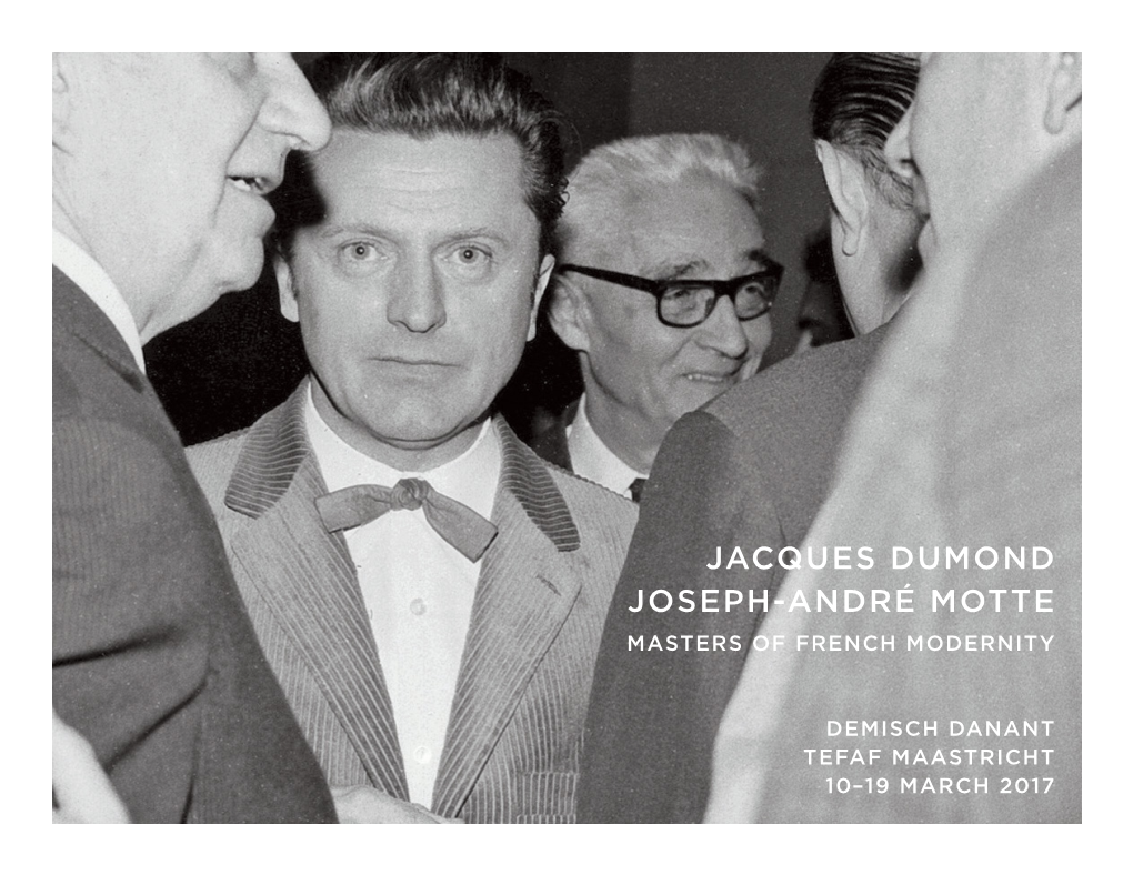 Jacques Dumond Joseph-André Motte Masters of French Modernity