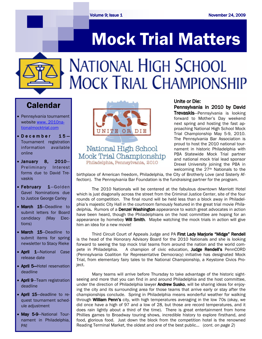 Mock Trial Matters