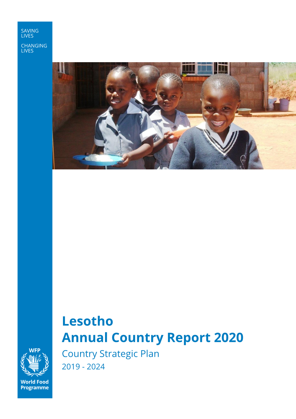 Lesotho Annual Country Report 2020 Country Strategic Plan 2019 - 2024 Table of Contents