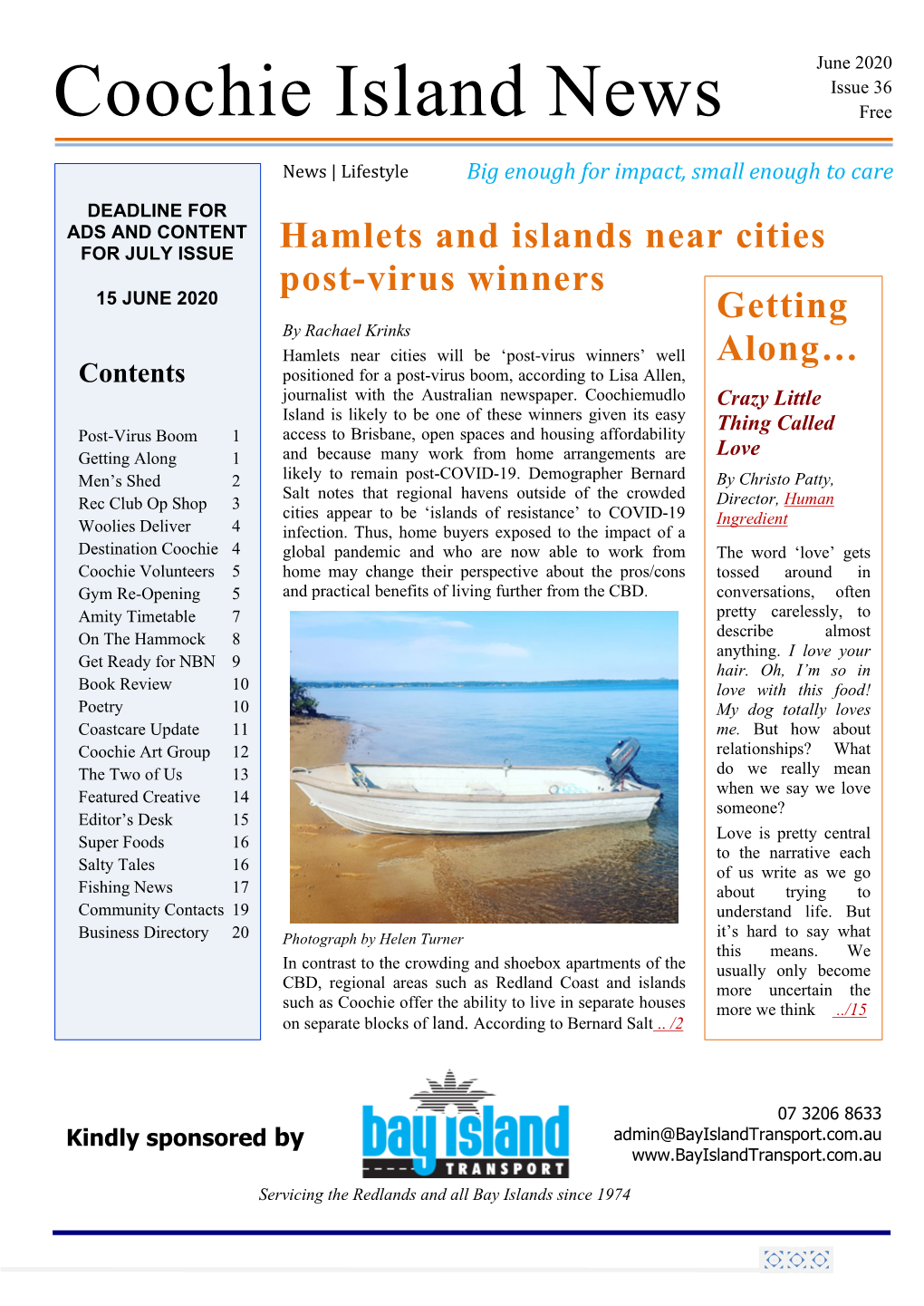 Coochie Island News June 2020