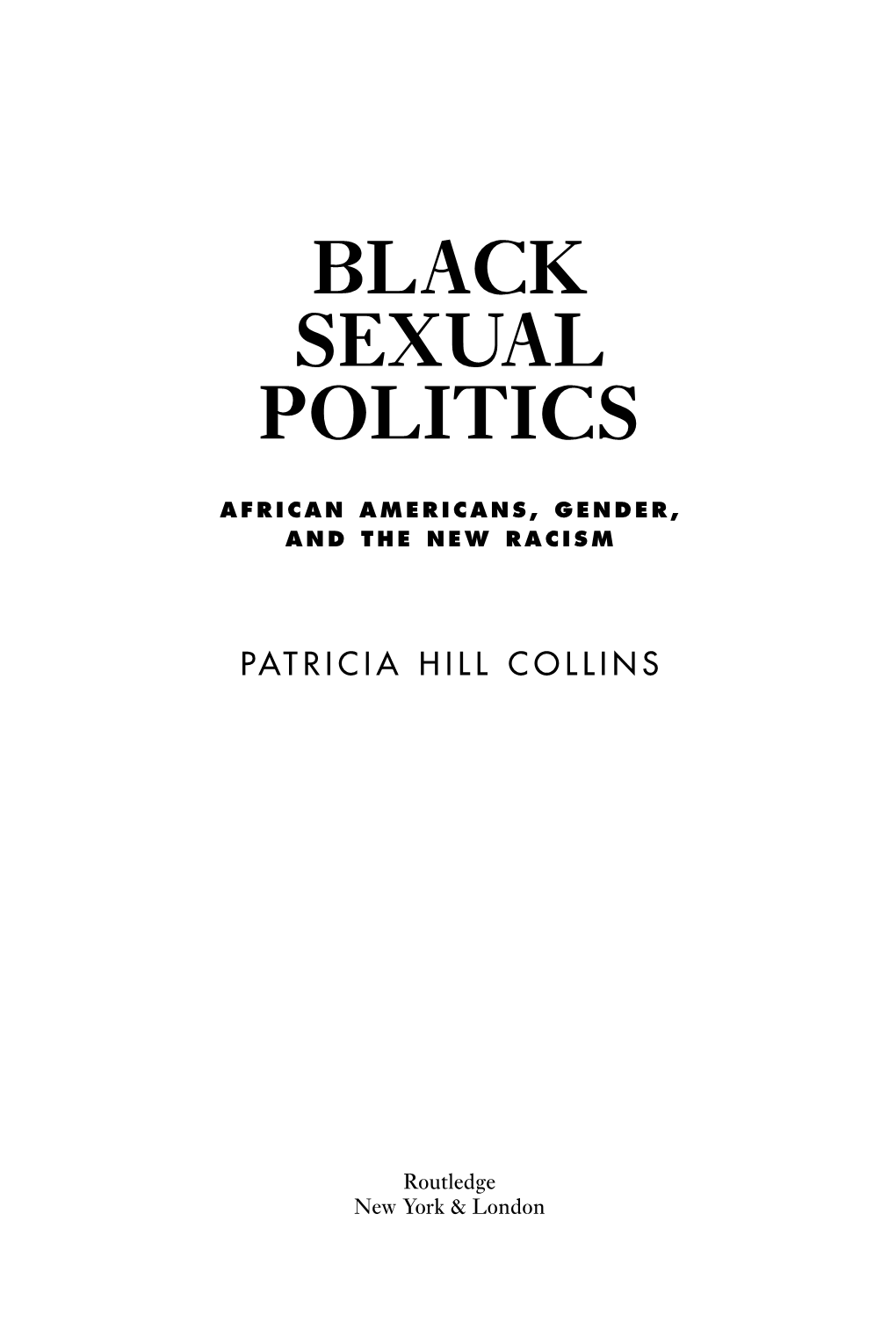 Black Sexual Politics