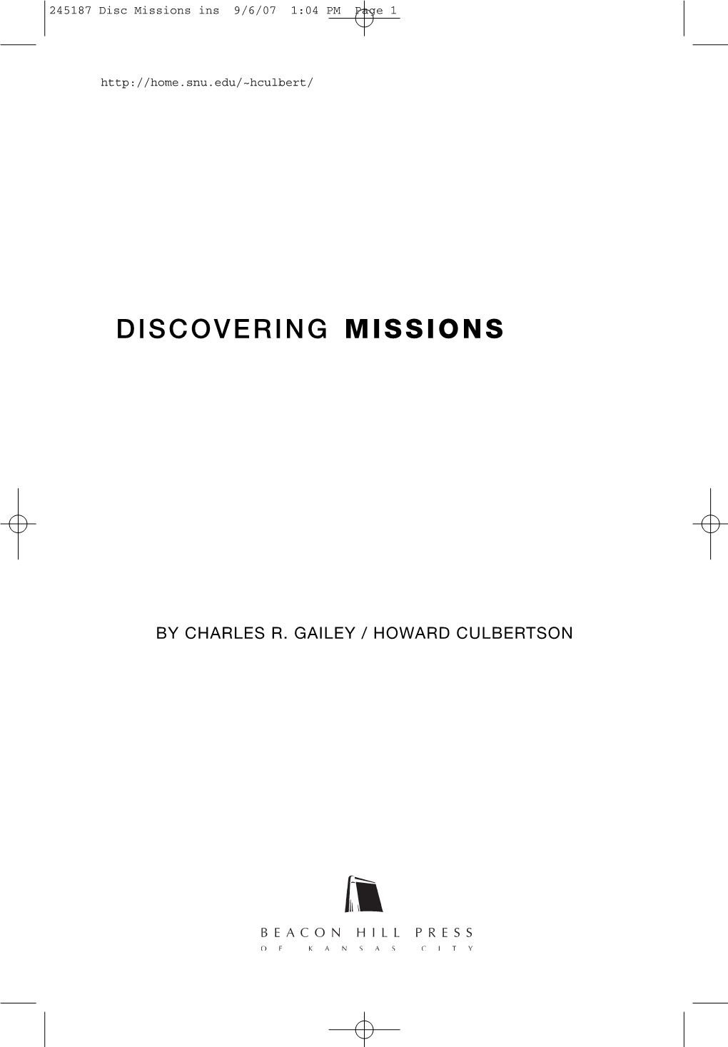 Discovering Missions