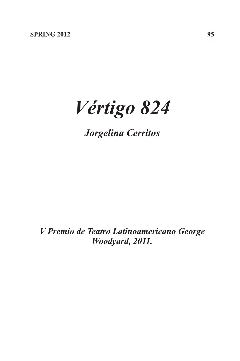 Vértigo 824 Jorgelina Cerritos