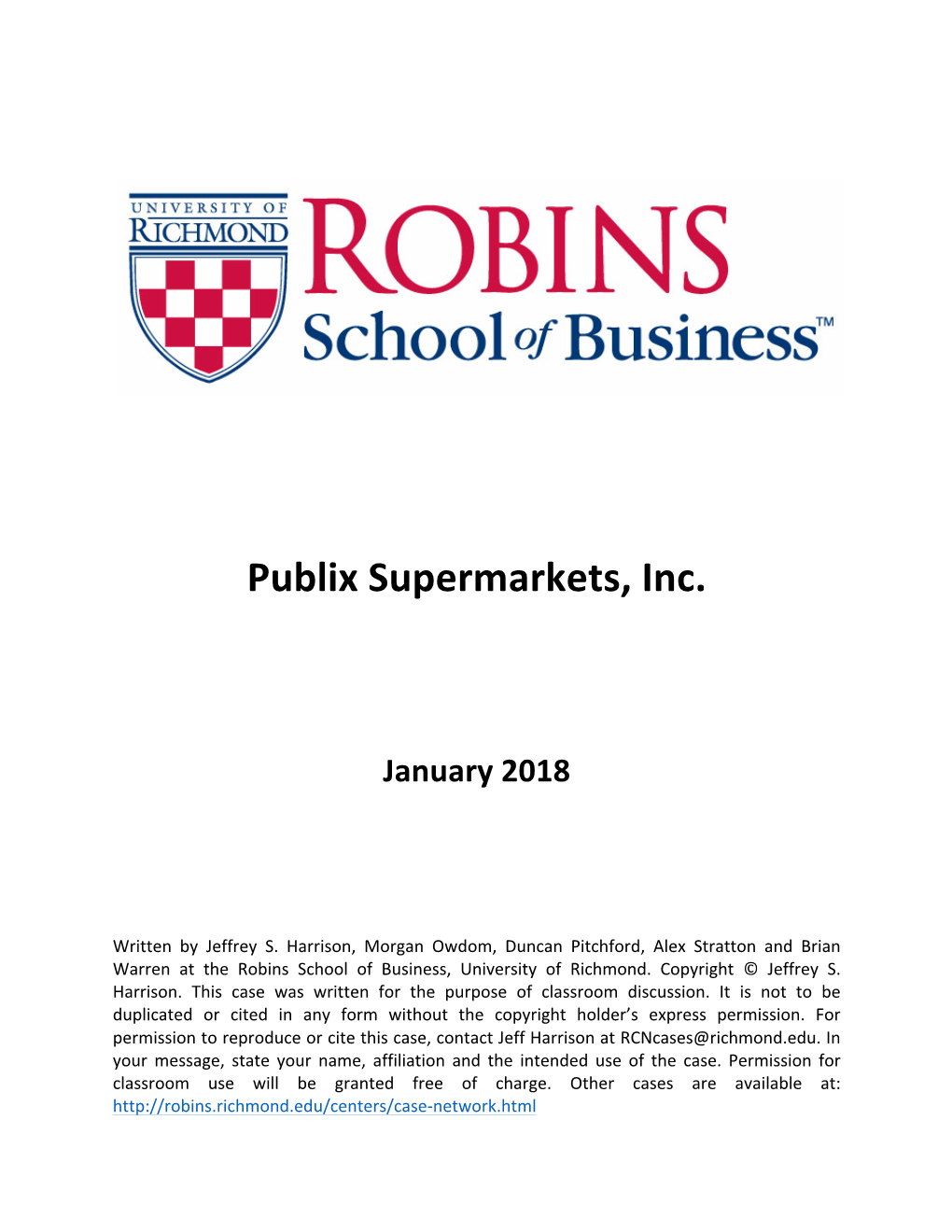 Publix Supermarkets, Inc