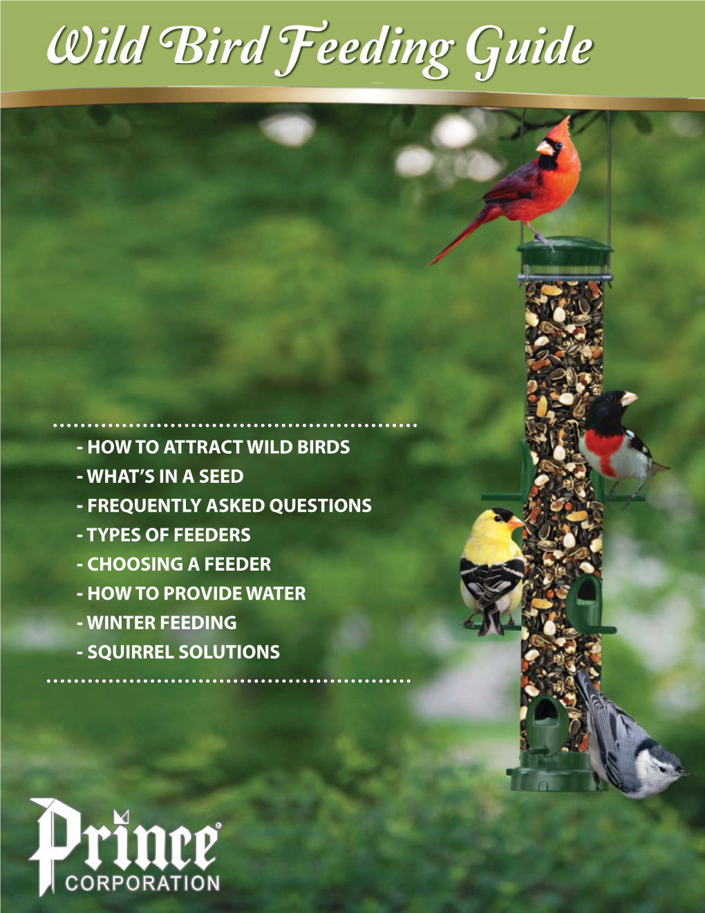 Wild Bird Feed Guide.Indd