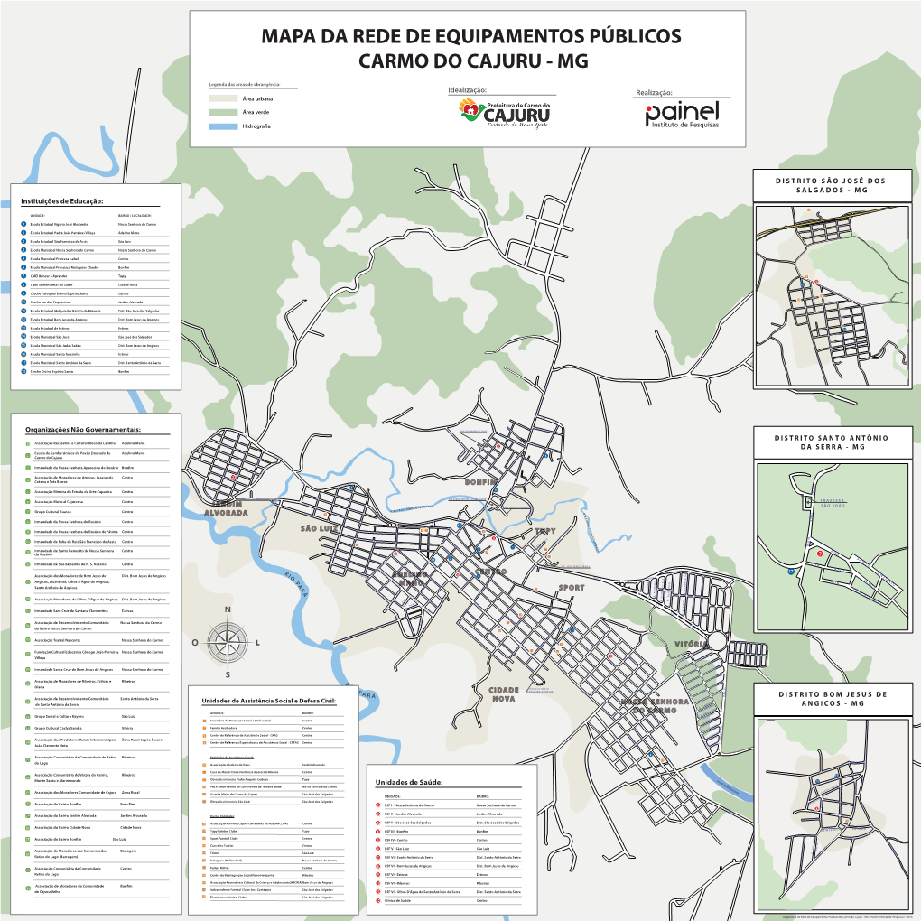 Mapa Carmo Do Cajuru