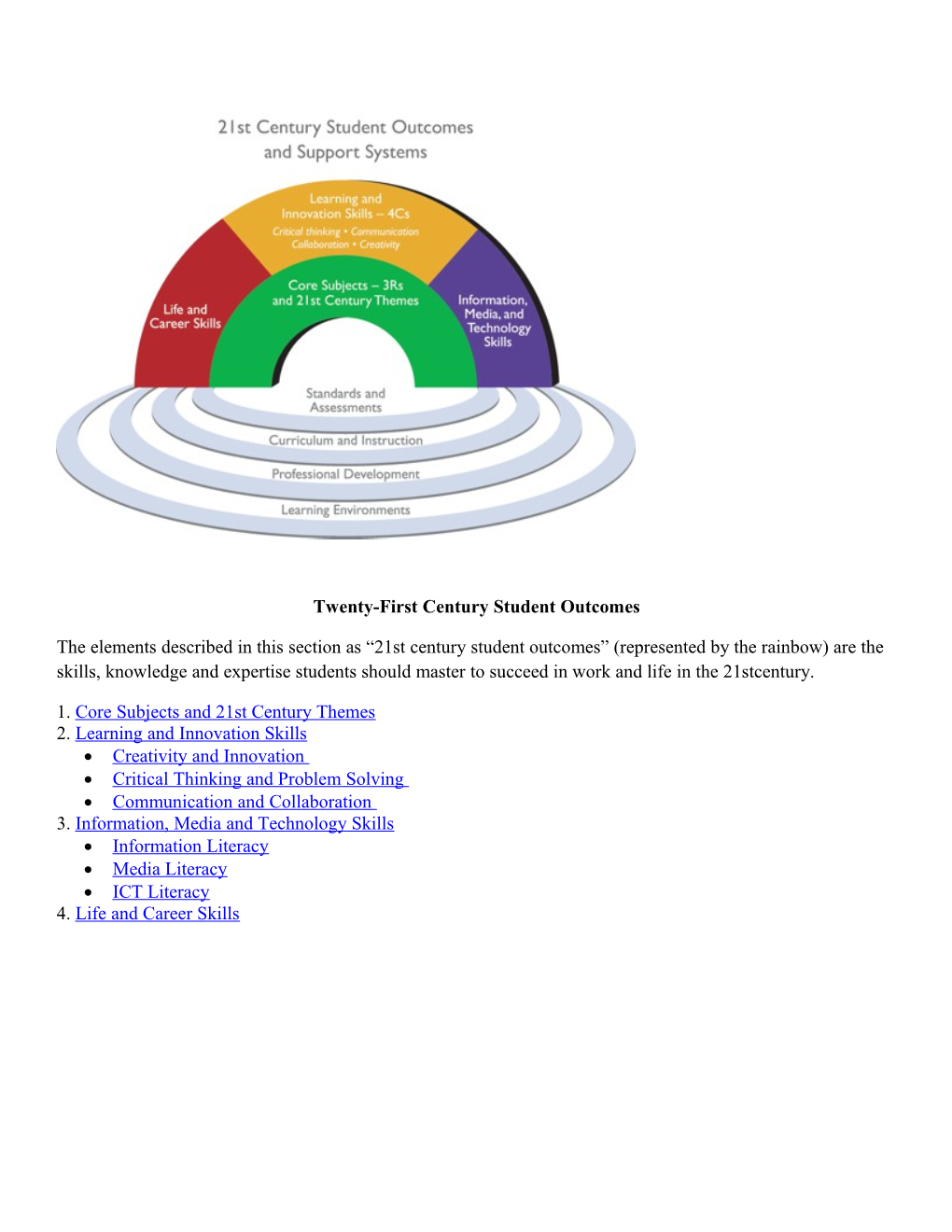 Twenty-First Century Student Outcomes