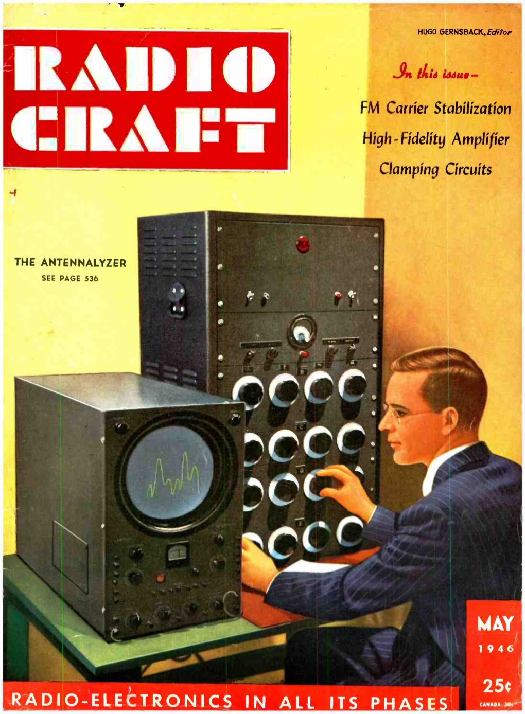 FM Carrier Stabilization High-Fidelity Amplifier