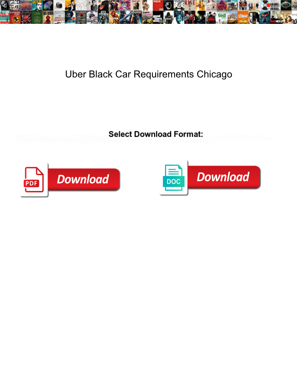 Uber Black Car Requirements Chicago