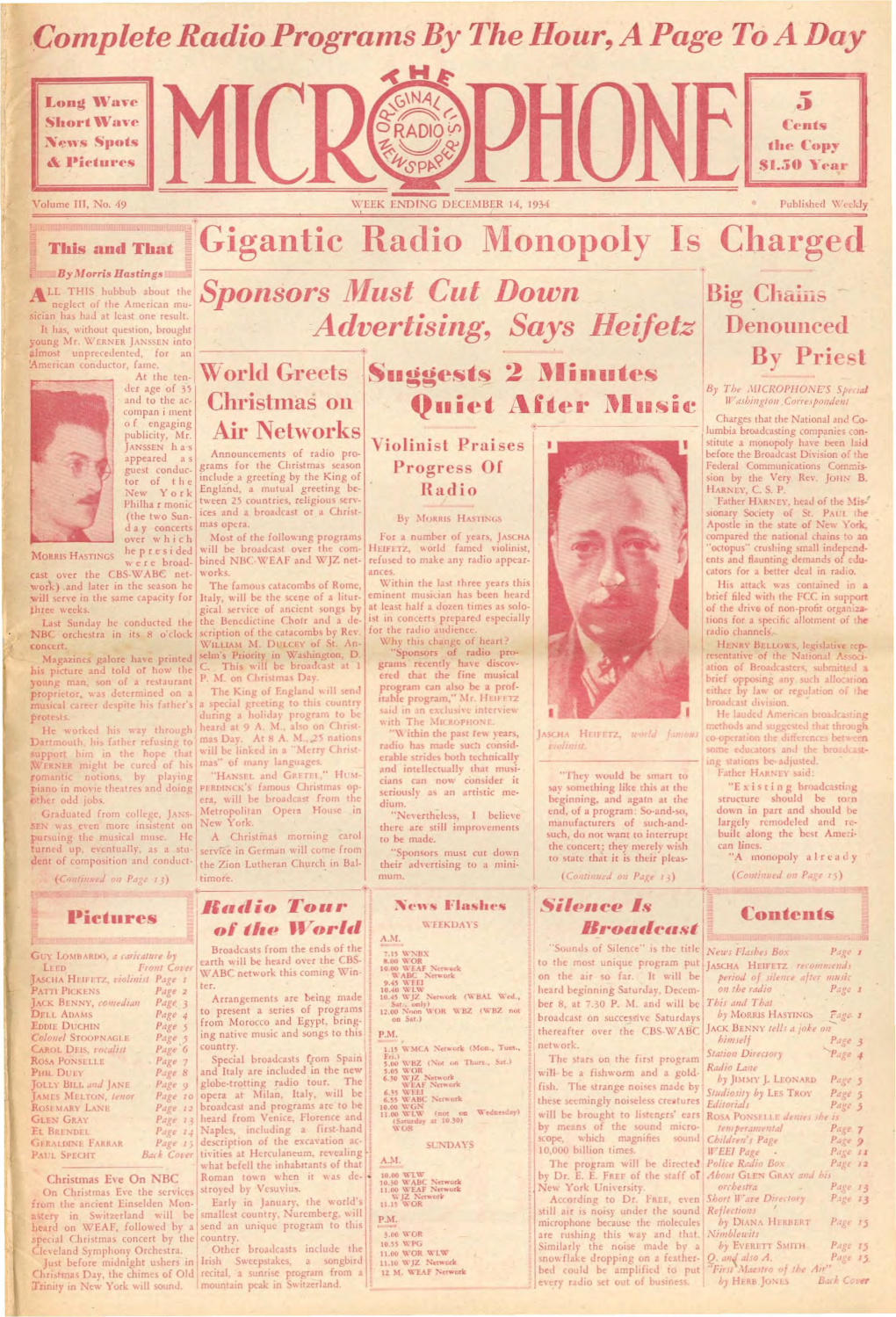 Microphone December 14, 1934